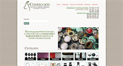 Desktop Screenshot of confeccion.mx